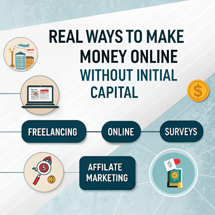10 Real Ways to Make Money Online Without Capital