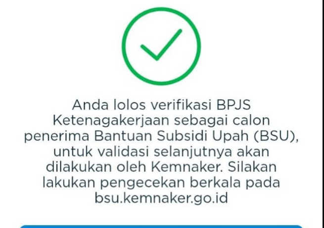cek bansos ketenagakerjaan