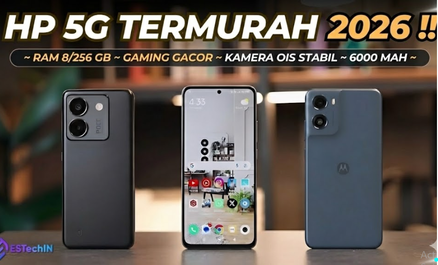 rekomendasi hp 5g di bawah 5 juta