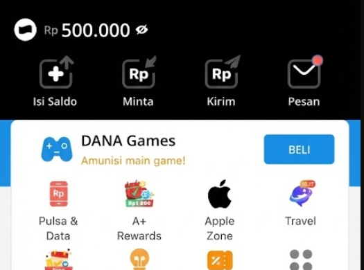 saldo dana kaget edisi tahun baru