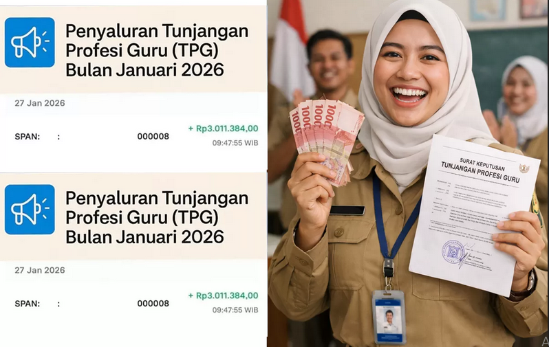 tidak terbit sktp bulan januari 2026